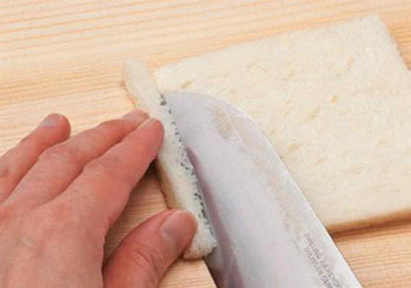 三明治怎么切 熱熱切、來回拉