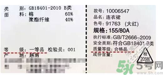 衣服一等品是什么意思？衣服一等品和合格品哪個(gè)好？