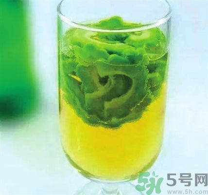 新鮮的苦瓜片能泡水喝嗎？新鮮苦瓜片泡水喝好嗎？