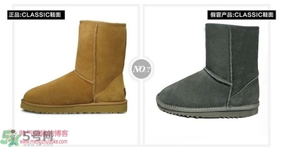 ugg是什么牌子？ugg雪地靴真假辨別圖對比