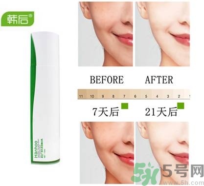 韓后茶蕊嫩白系列怎么樣？韓后茶蕊baby白好用嗎？
