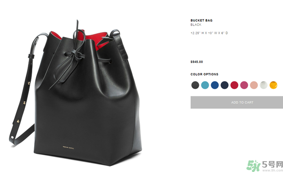 Mansur Gavriel水桶包價(jià)格多少錢？Mansur Gavriel水桶包尺寸大小