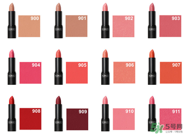 kiko9系列哪個(gè)顏色好看？kiko9系口紅試色