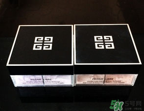 紀(jì)梵希散粉色號(hào) 紀(jì)梵希散粉1號(hào)5號(hào)對比
