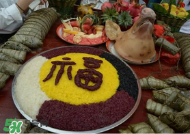 五色糯米飯用什么染？五色糯米飯怎么染？