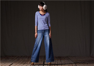 闊腿牛仔褲搭配什么上衣？牛仔闊腿褲配什么上衣好看？