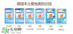 德國愛他美分段法及各段特點？德國愛他美分段說明