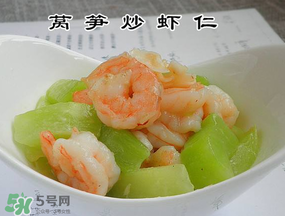萵筍可以和蝦一起吃嗎？萵筍能和蝦仁一起吃嗎？