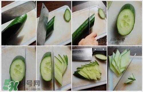 黃瓜怎么切菱形？如何將黃瓜切菱形