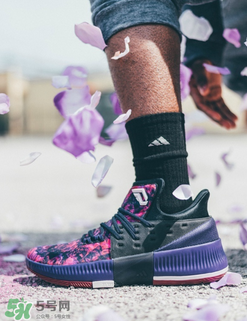 adidas dame3新配色多少錢？阿迪達(dá)斯利拉德三代花城玫瑰專柜價格