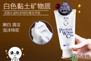 資生堂洗顏專科洗面奶白色怎么樣？資生堂白泥洗面奶好用嗎？