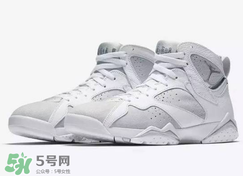air jordan 7 pure platinum多少錢？AJ7白銀配色專柜價格