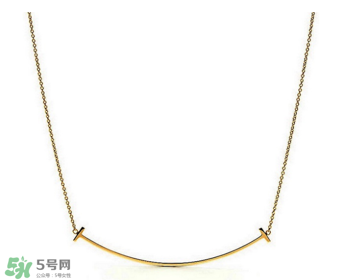 Tiffany t笑臉項鏈專柜價格 Tiffany t項鏈多少錢？