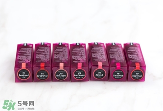 奢華寶貝口紅怎么樣？BEBE POSHE口紅色號試色