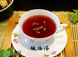 酸梅湯不能和什么一起吃？酸梅湯和什么食物相克？