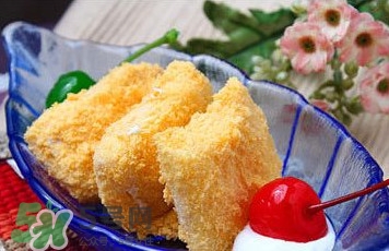 油炸冰淇淋為什么不化？油炸冰淇淋的做法