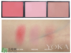 nars threesome腮紅多少錢(qián)？nars threesome腮紅色號(hào)試色