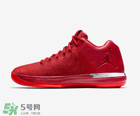 air jordan 31 low大紅配色多少錢？aj31 low紅色專柜價格