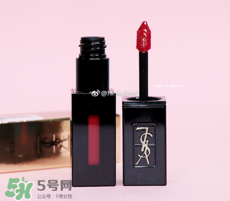 ysl黑管唇釉413是什么顏色？ysl圣羅蘭黑管唇釉413試色