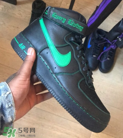 vlone與nike air force 1high聯(lián)名款運動鞋配色有哪幾種？