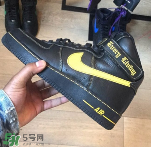 vlone與nike air force 1high聯(lián)名款運動鞋配色有哪幾種？