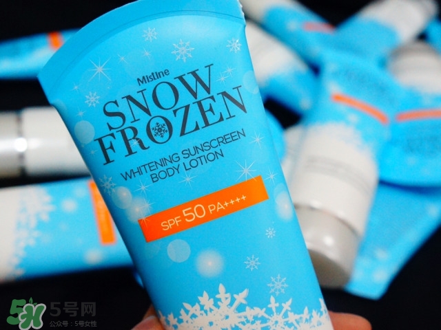 mistine雪花冰點(diǎn)防曬霜多少錢_專柜價格