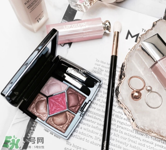迪奧2017限定五色眼影多少錢？迪奧2017限定五色眼影色號試色