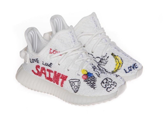 adidas yeezy 350 boost v2兒童定制版在哪買_怎么買？