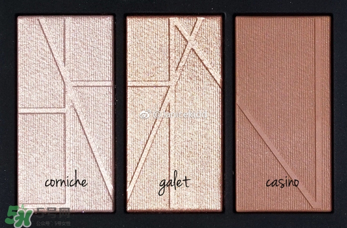 nars2017高光修容盤(pán)色號(hào)_試色圖