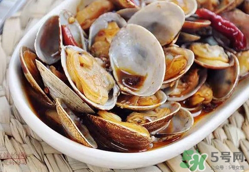 花蛤死了還能炒開口么？花蛤里面的黑色能吃嗎
