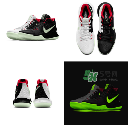 歐文同款黑白鴛鴦夜光kyrie 3怎么定制_在哪里買？