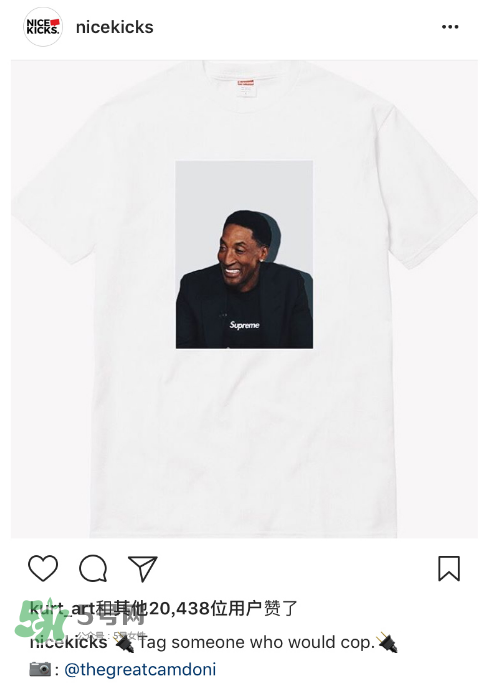supreme皮蓬photo tee會發(fā)售嗎？supreme將推出皮蓬photo tee？