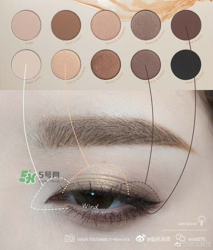 zoeva naturally yours眼影盤怎么畫？naturally yours教程