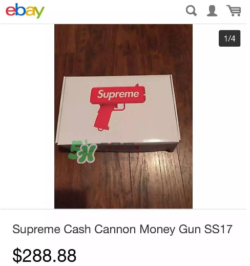 supreme噴錢槍多少錢？supreme鈔票槍價(jià)格