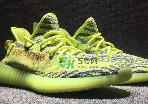 adidas yeezy boost 350 v2熒光黃椰子實(shí)物什么樣？