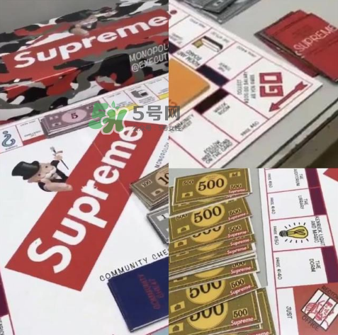 supreme版大富翁是什么樣的？大富翁和supreme聯(lián)名是真的嗎？