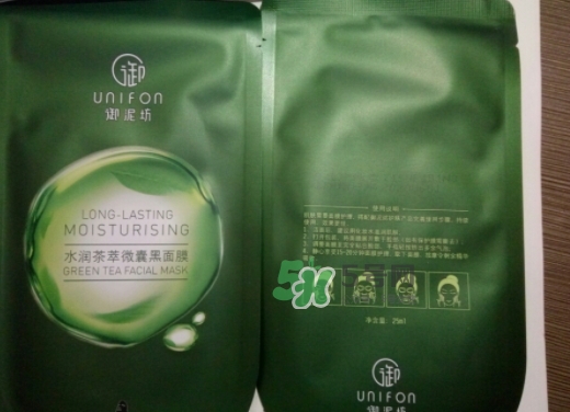 御泥坊水潤茶萃微囊黑面膜怎么用？