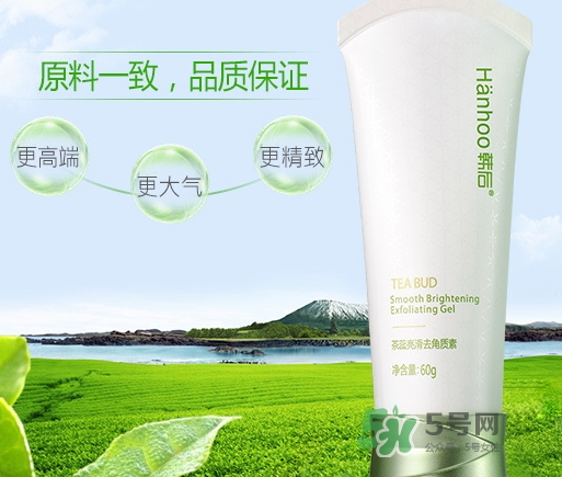 韓后茶蕊去角質(zhì)素怎么用？韓后茶蕊亮滑去角質(zhì)素用法