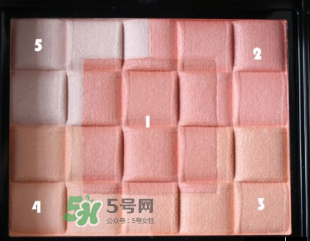 MAQuillAGE心機(jī)五色腮紅怎么樣？MAQuillAGE心機(jī)五色腮紅試色