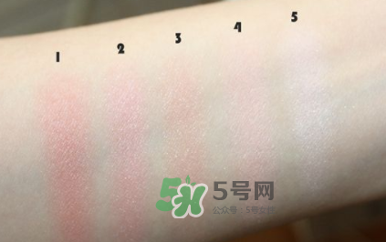 MAQuillAGE心機(jī)五色腮紅怎么樣？MAQuillAGE心機(jī)五色腮紅試色
