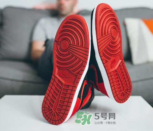 air jordan 1 flyknit banned上腳怎么樣？aj1編織款毛線鞋上腳效果