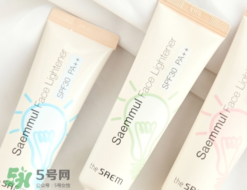 the saem得鮮燈泡隔離霜怎么樣？三種顏色適合不同膚色