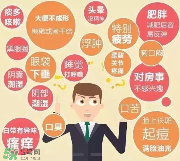 濕氣重的癥狀有哪些?濕氣是什么？