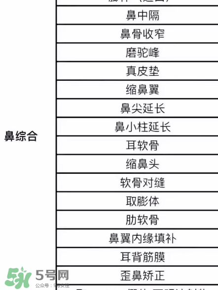鼻綜合手術多少錢？鼻綜合整形價格