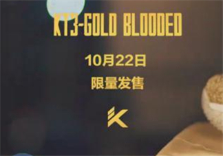 安踏kt3 gold blooded冠軍配色什么時候發(fā)售？