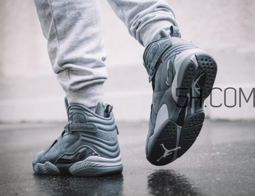 air jordan 8 retro cool grey上腳效果怎么樣？