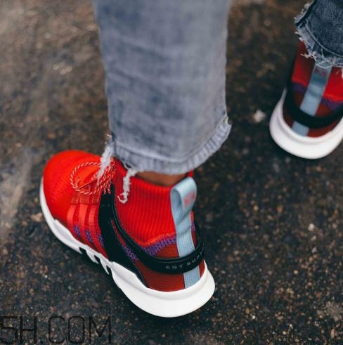 adidas eqt support adv中筒襪套款上腳效果怎么樣？