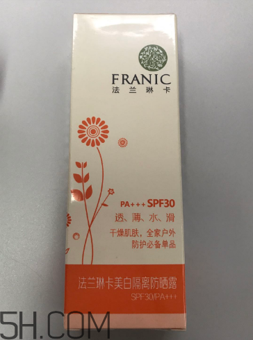 法蘭琳卡防曬霜好用嗎？法蘭琳卡防曬霜用法