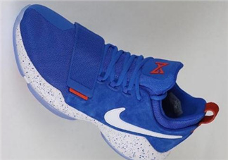 nike pg1 blue suede實(shí)物什么樣？