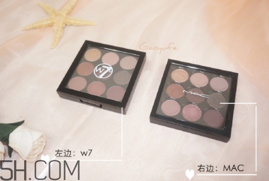 w7眼影盤怎么使用？英國w7九色眼影盤畫法步驟